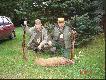 Od lewej kr�l pudlarzy(ja)i kr�l polowania(ojciec)czyli mocne rodzinne uderzenie na pocz�tek sezonu:)))