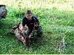 Z bykiem z zesz�ego roku. Nam�czyli�my si� �eby go wyci�gn�� z mokrade�. Wiek ok 5 lat