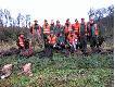 Polowanie dewizowe w kole "�O�"  24-11-07 pokot z drugiego dnia polowania.