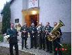 Hubertus w Ma�dytach
Na pocz�tku listopada 2004 r. odby�o si� tradycyjne polowanie hubertowskie w K� "�ab�d�" w Ma�dytach. Poprzedzone by�o uroczyst� msz� hubertowsk�, w kt�rej opr�cz my�liwych i sympatyk�w �owiectwa, licznie uczestniczyli mieszka�cy Ma�dyt i s�siednich miejscowo�ci. Nie zabrak�o oczywi�cie naszego zespo�u "Tr�bali", kt�ry zapewni� opraw� muzyczn� mszy.