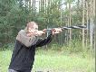Obowi�zkowe przystrzeliwanie broni. Konkurencja skeet i wynik 15/20 Szkoda, �e brakuje funduszy na jakiekolwiek treningi... :(