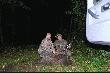 Z Krzysiem przy 10 dziczku.Potem by�a pyszna w�tr�bka i kieliszek naleweczki...