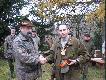Hubertus 2009 ..Vice -Kr�l Polowania, m�j sympatyczny kolega Robert  odbiera gratucaje
