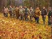22 listopadaOb 75 Sarnowo - Stoczek. Lisy strzelili Kolega Kazik , Micha� i ja 2  :) 