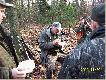 Siedz�cy kol.Piotr z ko�a �owieckiego "SZARAK"-zosta� Kr�lem polowania strzelaj�c jelenia-�anie...Gratuluje..DB...