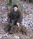 13.12.2009 godz. 13.00 niedzielny wypad na lisa :-) �w. Hubert darzy� mnie tym oto warchlaczkiem (15kg) drugi w karierze �owieckiej