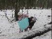 Tradycyjnie w dzie� Wigilii odwiedzamy pa�niki .C�rki my�liwych Ula z Gabrysi� uzupe�nij� lizawki