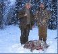 Polowanie zbiorowe w �ow.Grzybowo 02.01.2010 -Kuba strzela warchlaka kt�ry daje mu Kr�lestwo(  autor zdj�cia Kuba)