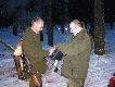 Kr�l Polowania po lewej -medal wr�cza Prezes .
