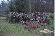 Polowanie z Kolegami z zaprzyja�nionego Ko�a �owieckie " �ubr" z Pszczyny 
1dzien na pokocie: 1-�ania, 8-dzik�w, 2-lisy