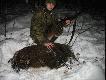 �w. Hubert darzy� o to tym dziczkiem w zimowy wiecz�r. 05.02.2010r