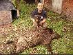 Sierpniowy odyniec 107kg or� 0cm haha:D a� dziwne ze prawie nic mu nie wystawa�o, a waga przyzwoita
