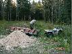 Quad sie sprawdza w lesie