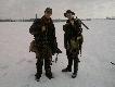 Jedyne polowanie zbiorowe na ba�anty w tym roku ko�o �owieckie ,,Jele�" Chojna na zdj�ciu z  koleg� Wojtkiem