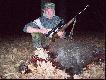     ----   17   ---- I w ko�cu �w HUBERT podarowa� mi oto tego wycinka waga 62kg...Strza� "Bartonowski" .....Dzi�ki....