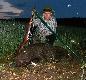 obserwowa�em go  z ambony  po 15 min. zszed�em ....podszed�em na oko�o 50 krok�w ,odda�em strza�  mi�dzy �wiece na sztych gdy wietrzy� w moim kierunku, zgas� jak zdmuchnieta �wieczka