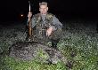 (3) Nocny dzik i nocny my�liwy.Tym razem wypasiony przelatek m�ski o wadze 43kg.