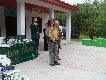 Uhonorowanie Kr�lowej Polowania przez Prezesa Ko�a Krogulec