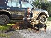 ja z ody�cem mojego taty - waga 93 kg :)