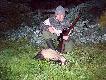 Pierwszy Borsuk w tym sezonie,strzelony w pe�nym biegu -dok�adnie w ucho...strza� z 30 -u    metr�w.....