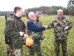 Pierwszy i drugi vice kr�l polowania z gratulacjami od �owczego Ko�a ...