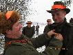 Kr�l polowania Kolega Tomasz dekorowany przez wsp�prowadz�cego polowanie Koleg� Stasia! Darz B�r!