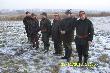 Od prawej..�owczy ko�a "Knieja" O�no obok �owczy ko�a "B�r" S�ubice a dalej kr�lowie niedzielnego polowania
