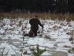 Nikt nie powiedzia�, �e b�dzie lekko:) Wody do kolan a l�d cieniutki:) Ale Karol da� rad�. Darz b�r!