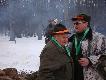 Po prawej kr�l polowania, po lewej v-ce kr�l. Pan J�zef na sylwestrowej zbior�wce spud�owa� byka jelenia, dzisiaj ju� do byka trafi�...