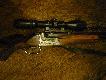 Na kniej�wce Schmidt & Bender  4-12/42 z krzy�em nr 1.