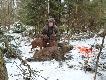 Wczoraj odda�em strza� do warchlaka, kt�rego po oko�o 15 minutach podnios�em 25 metr�w od zestrza�u....brak mojej Beksy i znikoma farba, nie pozwoli�y na doj�cie dzika bez psa.... Rano wykona�em tel do Kolegi Micha�a i tak On i jego wspania�e posokowce w profesjonalny spos�b wyprostowa�y �cie�ke mojego dzika...Micha� jeszcze raz gratuluje u�o�enia ps�w i oczywi�cie dzi�kuje pomoc...do zobaczenia, DB Kolego:-)))