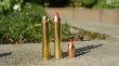 Dwa naboje oraz pocisk w kalibrze .444 Marlin. Pierwszy z lewej Remington Soft Point 240gr, drugi to w�asna elaboracja z pociskiem Hornady FTX 265 gr.