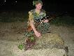 Dzik przelatek �e�ski, 32 kg, K.�. nr 28 "DROP" Pozna�, obw. 332 Zadory, sek. nr 2. Pozyskany na uprawie kukurydzy o godz.. 23.30... Strza� "Bartonowski" D.B