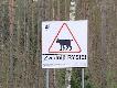 I takie znaki s� przy drogach krajowych na mazurach. A� mi�o popatrze�.