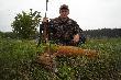 Zezwolenie na odstrza� w kieszeni i wyjazd na upatrzonego przed dwoma tygodniami koz�a.Wieczorem go nie spotka�em wi�c spr�bowa�em nast�pnego poranka.Kilka minut po sz�stej rogacz zosta� odstrzelony po d�ugiej gonitwie za koz�.Wiek 5 lat waga w skupie 15kg. 