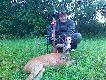 M�j 3ci kozio�. Wiek 4 max. 5 lat. Forma poro�a to wid�ak. Zdj�cie (robione telefonem) nie oddaje ca�o�ci ale odnogi tylne ma poni�ej 3cm. Pomimo komorowego (prze)strza�u poszed� ~45m pod g�r� a nawet nie zaznaczy� strza�u. Dodam jeszcze p�niej zdj�cia wypreparowanego trofeum ;-)