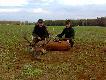 Pawe� ze swoim bykiem i ja.