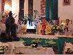 Przed o�tarzem wy�o�one zosta�y certyfikaty wraz ze znaczkami „Towarzystwa My�liwskiego”, kt�re wr�czone zosta�y dla uczestnik�w misji pokojowych PKW