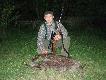 23.06.11 Na pole owsa wyruszy�em z zamiarem pozyskania dzika kt�rego obieca�em Ojcu przed wyjazdem z okazji jego �wi�ta. Najwyra�niej Nasz Patron �askawie spojrza� na mnie i moje przyrzeczenie. Dziki wysz�y wcze�nie, blisko ambony. Przelatek zostaje w ogniu. DB