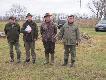 A to ju� zako�czenie polowania. Od lewej Koledzy: Grzesiek, Marek, Jarek i Kolega Piotr Gawlicki