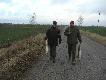 Drugie polowanie, dwaj m�odzi my�liwi, drugi miot i dwa szaraki :)