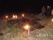 Jednodniowy pokot z okolic Moraga- pierwszy dzie� polowania.Na 7-miu mysliwych.Podk�ada�em z Kol.Arturem Walczakiem 4 psy.