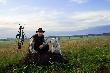 Jak to o poranku :-)) Przelatek strzelony podczas porannego podchodu.Z owsa do  lasu schodzi�o 8 przelatk�w, zesz�o 7 .:-) D.B