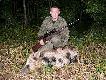Dzik 39kg pozyskany na �cierniku... wyszedl sam jeszcze za dnia 11.08.2012r.