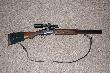 Przygotowa�em kniej�wk� pod zbior�wki - ju� nie mam tej broni ;-). Za�o�on� ma lunet� Pentaflex Cazorla 1-4x24 IR i jest przystrzelana na amunicj� S&B Barnes XLC Bullet 10,4 grama. Kaliber 7x65 R i 12/70. Bij� na 50 m poprawnie ;-) Zobaczymy jak si� sprawdzi w terenie.
