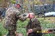 Szcz�liwy kr�l polowania Kolega B�a�ej. Po 35 latach przygody my�liwskiej strzeli� pierwszego w �yciu byka.