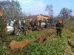 Kolejne polowanie i zn�w �w Hubert by� nam przychylny, zm�czeni i zadowoleni!!