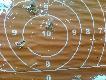 Hornady 75grs BTHP steel match 3 strza�y  50 metr�w (bo na 100 nic w tarczy ) wszystkie wesz�y bokiem  luf� ledwo doczy�ci�em i raz wyj��em okopcon� �usk� 