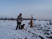 Dzi� wybra�em si� za sarnami,podchodz�c nie wielki rudel,za nimi spostrzeg�em liska kt�ry siedz�c bacznie im si� przygl�da�.Plany si� wi�c zmieni�y i po ok.20min podchodzie lisek otrzyma� kule z odleg�. ok 80m.
