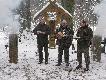 Polowanie wigilijne Ko�o �owieckie "Szarak" obw.134, �ow. �w.Lipka 22.12.2012 .S�owo Bo�e udziela ks.Rajmund Jodko...